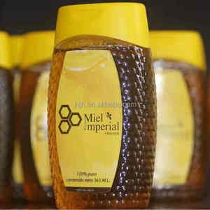 360ml mật ong Jar cấp thực phẩm Pet nhựa mềm Jar đảo ngược nắp 500g mật ong bóp chai - Product Image 1