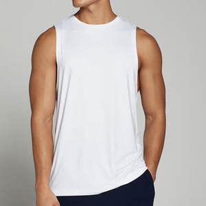 Camisetas sin mangas de gimnasio sin mangas Vintage para hombre 100% algodón de alta calidad transpirable lavado ácido de punto logotipo personalizado 275 GSM Fit camiseta sin mangas - Product Image 3