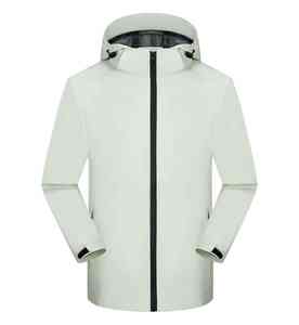 Vestes d'hiver pour hommes avec logo personnalisé Sports de plein air Coupe-vent Chaud Résistant à l'eau Randonnée légère Doublure en maille Vêtements de pêche UPF 50 Nylon - Product Image 4