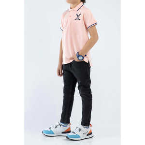 <b>Boys</b> Contrast Tipping <b>Polo</b> <b>Shirts</b> New Design Trendy Kids <b>T</b>-Chest Clothing - Product Image 3