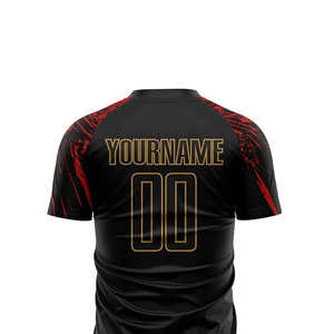 Vente en gros de maillots de football français personnalisés Ensemble de clubs de sport d'équipe Impression par sublimation numérique Uniforme de football d'entraînement 100% polyester - Product Image 6
