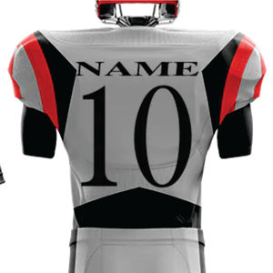 Conjunto de pantalones de Jersey de equipo personalizado para hombre Uniforme de fútbol americano Negro Gris Rojo Durable Transpirable 100% Poliéster Tackle Nombre del jugador - Product Image 3