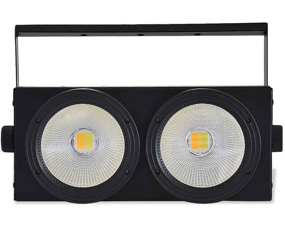 2x100W LED Stage Blinder-LED Matrix Blinder Audience Light 200W DMX Pro Bühnen beleuchtung in Hot selling