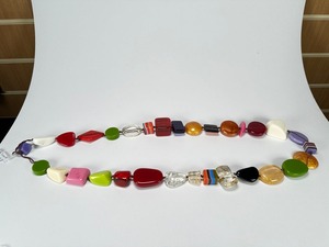 Collier de perles en résine personnalisé fait à la main pour femmes dames filles mode chaînes de perles bijoux artisanat JAVED fabriqué en Inde - Product Image 4