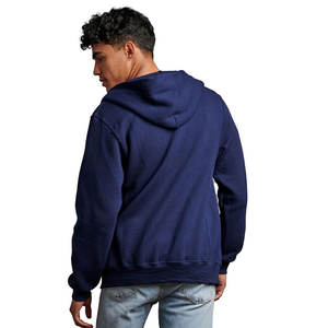 เสื้อมีฮู้ดซิปสำหรับผู้ชายผู้หญิงใหม่เสื้อแจ็คเก็ตผ้าเทอร์รี่มีซิปแบบเรียบสำหรับฤดูหนาว - Product Image 3