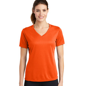 เสื้อยืดทรงพอดีตัวสำหรับผู้หญิงเสื้อยืดผ้าโพลีเอสเตอร์100% เย็นแบบปรับแต่งได้ - Product Image 1