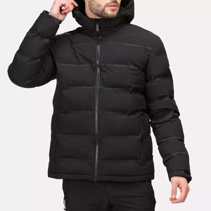 Chaqueta acolchada de marca de lujo personalizada para hombre y mujer, impermeable, a prueba de viento, cuello levantado, logotipo frontal, estilo informal para invierno al aire libre - Product Image 4
