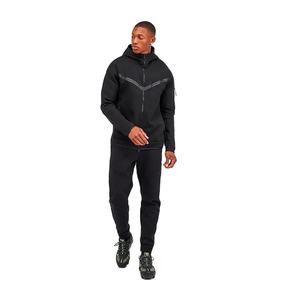 Ropa deportiva de poliéster con cremallera de talla grande personalizada para hombre, chándal para correr de maternidad, rompevientos de nailon para entrenar en invierno - Product Image 1