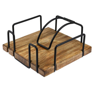 Servilletero de plata de acero inoxidable personalizado, almacenamiento de Metal de cocina con forma de origen GUA única, cajas de pañuelos de estilo OEM - Product Image 4