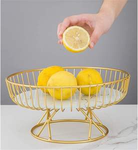 <b>Wire</b> fruit <b>storage</b> <b>basket</b> Countertop fruit holder Art Fruit <b>Storage</b> <b>Baskets</b> for Kitchen Counter-Countertop Home Fruit <b>Baskets</b> - Product Image 4