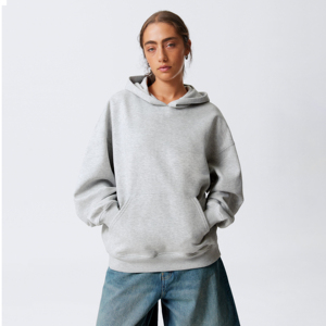 Sweat-shirts décontractés à capuche pour femmes, 100 % coton, personnalisables, avec logo frontal, motif uni, écologiques, séchage rapide, respirants - Product Image 1