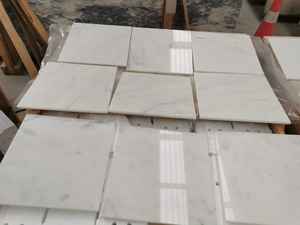 Turco Bianco Carrara gris blanco mármol azulejos súper fino pulido moderno Hotel Villa hogar Baño escalera encimeras - Product Image 4