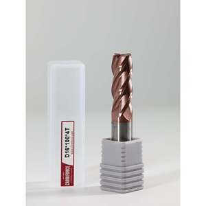 CARBIFORCE TiSiN recubierto 16*100 4 flauta plana 55HRC herramientas de corte y formación - Product Image 1