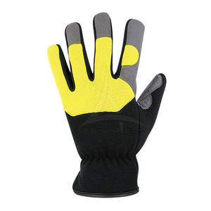 ถุงมือช่าง ถุงมือทำงานที่มีความทนทาน จับกระชับ พร้อมตาข่ายระบายอากาศและการเคลื่อนไหวที่ยืดหยุ่น ทำจากหนัง นีโอพรีน ปราศจากซิลิโคน ปรับแต่งได้ - Product Image 3