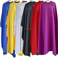 Cape de coiffure en polyester noir, robuste et durable, de luxe ASAP, pour femmes et hommes, avec logo personnalisé