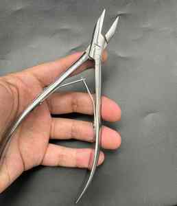 Alicates de presión de microcuentas de 7 pulgadas de calidad superior herramienta de extensiones de cabello de nariz plana de grado de salón logotipo personalizado hecho de acero inoxidable - Product Image 4