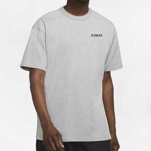 เสื้อยืดผ้าฝ้ายถักลายเรียบไซส์ใหญ่พิเศษออกแบบโลโก้ได้ตามต้องการ100% - Product Image 1