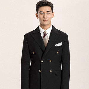 Blazer décontracté slim de créateur pour hommes pour mariage d'automne Autres occasions Vêtements d'extérieur en polyester respirant Imprimé imperméable Grande taille - Product Image 5