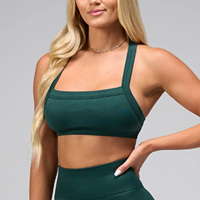 Soutien-gorge de sport pour femme grande taille, léger, écologique, sans coutures, respirant, extensible dans quatre directions, à maintien élevé, avec logo frontal, effet délavé
