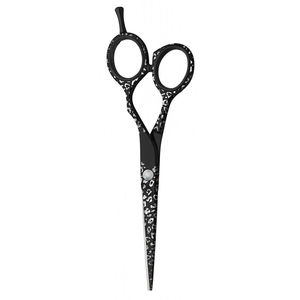 กรรไกรตัดผมขวามีด้ามจับเหล็กดีไซน์ใหม่ปลายแหลมใบมีดสแตนเลส - Product Image 1