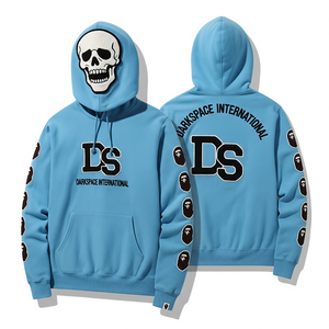 เสื้อฮู้ดแบบดึงออกได้ทุกเพศสำหรับฤดูหนาวผ้าฝ้าย100% กระเป๋าจิงโจ้แบบหูรูดปรับแต่งได้ - Product Image 4