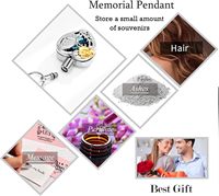 Collares modernos de urna de mariposa de Metal para mujer, tamaño personalizado, joyería para cenizas, colgantes de cremación de corazón para restos humanos