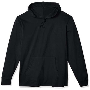 2024, Sudadera con capucha negra transpirable para hombre, ropa deportiva informal con estampado de logotipo personalizado, talla grande para adulto - Product Image 5