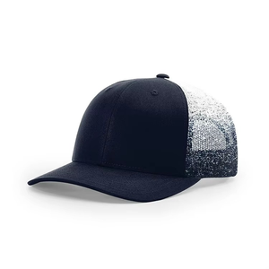 2025 nuevo logotipo personalizado colores sólidos bordado personalizado gorra de camionero en blanco 112 gorras de camionero malla impresa - Product Image 5