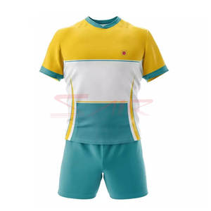 Ensembles de rugby professionnel de haute qualité pour hommes, logo personnalisé, uniformes sportifs en polyester, vêtements de sport d'équipe - Product Image 5