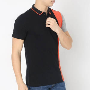 เสื้อผู้ชายยอดนิยมเสื้อ100% ผ้าฝ้ายระบายอากาศแขนสั้นป้องกันริ้วรอยสีทึบปรับแต่งได้ - Product Image 3