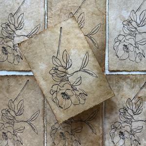 ผ้าขี้ริ้วผ้าฝ้ายทำด้วยมือแบบเก่าพิมพ์ลายบนหน้าจอผ้าไหมสั่งพิเศษตามสั่ง - Product Image 6