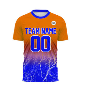 Meilleure vente ensemble d'uniformes de football personnalisés à col rond pour adultes coupe automatisée maillot de football hauts unis chemises pour vêtements de sport - Product Image 2