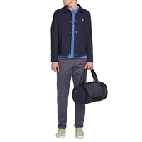 Veste à capuche tendance pour homme Coach – Style décontracté, streetwear, vêtement d'extérieur, mode quotidienne, toile légère, revêtement écologique sur le devant