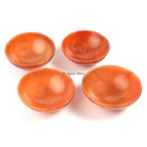 Bols en AGATE Aventurine de Pêche Naturelle, Pierre de Cristal Sculptée pour la Guérison Reiki, Décoration de la Maison, Pierre Précieuse Style Amour Feng Shui - Product Image 1