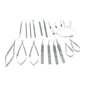 Juego de instrumentos de cirugía ocular oftálmica, 21 Uds., Kit de cirugía de cataratas de acero inoxidable, herramientas quirúrgicas de esterilización a alta temperatura - Product Image 2