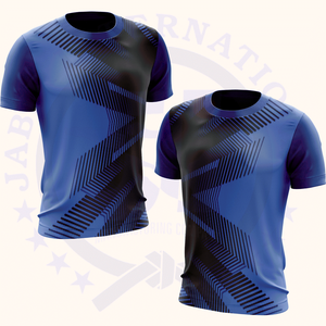 Camiseta informal de algodón para hombre, cuello redondo, peso pesado, hombro caído, sublimación, estampado, ropa de calle con diseño de patrón - Product Image 3