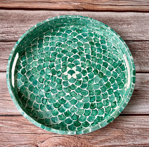 Grossiste Haute Qualité Meilleure Vente Nouvelle Collection de Plateau de Service Rond MOP fabriqué au Vietnam - Product Image 4