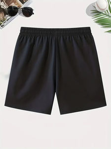 Pantalones cortos deportivos de algodón para hombre con logotipo personalizado al por mayor, pantalones cortos informales negros lisos de alta calidad con tejido de malla y técnicas estampadas - Product Image 4