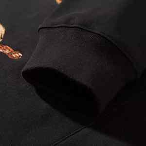 Sudadera con capucha de moda para hombre estilo Jersey 100% algodón manga larga polar OEM ODM logotipo personalizado ropa de calle al por mayor - Product Image 6