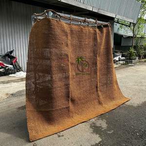 Natural Coir Fiber Indoor/Outdoor <b>Shades</b> Blinds With Privacy and Light Filtering Elegant coconut fiber Curtains for Any Space - Product Image 5