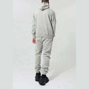 Conjunto Deportivo Casual de Otoño para Hombre, Color Sólido, 2 Piezas, Sudadera con Cremallera, 100% Algodón, Secado Rápido, Nuevo Estilo, Venta al Por Mayor - Product Image 4