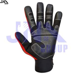 TPR ถุงมือทำงานลดแรงกระแทกถุงมือกลไกระบายอากาศไม่ลื่นสำหรับอุตสาหกรรม - Product Image 4