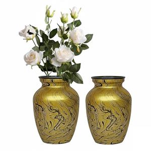 Latest Design Decorative Vase Silver Metal Flower Vase Decorative Table <b>Decoration</b> Table Vase Metal Vase Living Room <b>Decoration</b> - Product Image 2