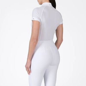 Trendy <b>Women's</b> Equestrian <b>Shirt</b> <b>Short</b> <b>Sleeves</b> Comfort Fit Custom Clothing Bulk Wholesale Baselayer Top Horse Riding <b>Shirts</b> - Product Image 6