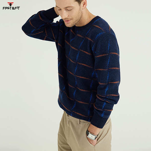 Pull d'hiver pour homme en cachemire et laine tricotée, anti-rides, surdimensionné, de haute qualité, dernier design, collection 2026, séchage rapide, devant - Product Image 3