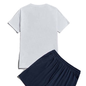 Ensemble deux pièces pour homme, t-shirt et short décontractés d'été, vêtements respirants pour un port confortable - Product Image 2