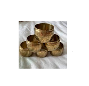 Tableware Brass Napkin Ring Dinning <b>Table</b> Decorate with Gold Napkin Ring Holder and Customized Size Cheap Price - Product Image 2