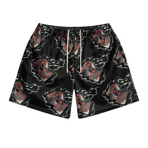 Pantalones Cortos Deportivos de Malla Sublimados Unisex para Hombre y Mujer, con Bolsillos Laterales con Cremallera, Ropa Deportiva Personalizada para Gimnasio - Product Image 1