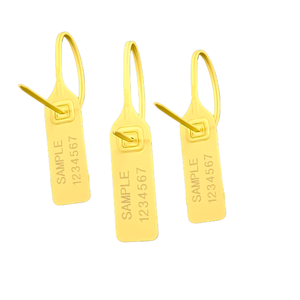 Joint plastique de conception de tension numéroté sécurisé avec insert métallique pour le fret pétrolier et le scellement sécurisé - Product Image 3