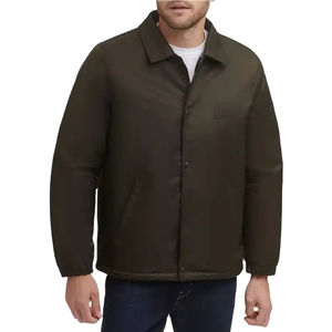 Precio barato personalizado hombres entrenadores chaquetas Color sólido de moda al aire libre gran oferta temporada de invierno capucha impermeable - Product Image 1